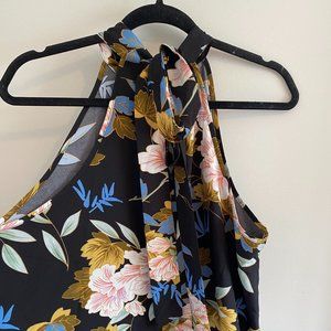 HALTER DRESS FLORAL